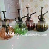 Retro Colored Glass Plant Watering Pot With Hand Sprayer 250ml,glass Garden Watering Can thumbnail-1