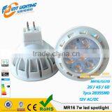 Ra80 600lm 220v 60 Beam Angle Gu10 7w Led Spotlight