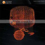 2014 Hot Sale Crystal Fiber Optic Lighting for Restaurant Decoration thumbnail-4