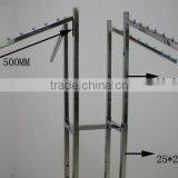 Clothing Rack 4 Way Slant Arms Clothes Adjustable Garment Retail Display Rack thumbnail-2