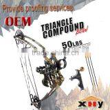 50lbs Archery Compound Triangle Bow for Hunting thumbnail-1
