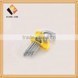 9Pcs Standard Length Ball Head Hex Key Set