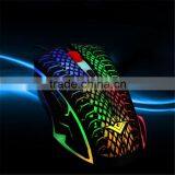 Adjustable 1200 1600 2400 DPI 6 Buttons Game Mouse With Backlight Plug and Play
