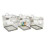 Wire Storage Baskets Set of 3