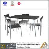 Iron Frame Wooden Dining Table thumbnail-2