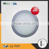 18W LED White Black Grey Round Surface Mounted Bulkhead Lamp thumbnail-2