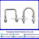 U Shape Bolts With Type1,2,3, DIN933/931 H.D.G / Galvanized With Black /yellow Zinc Plated/blue White thumbnail-3