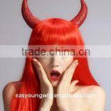 Long Red Synthetic Festival Wig, Cosplay Wig, Halloween Hair Wigs thumbnail-1