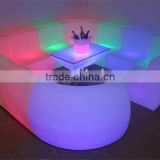 Color Change Outdoor waterproof plastic Bar Led Sofa with remote control