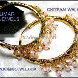 Golden Hoop Earrings thumbnail-1