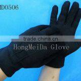 Formal 100% White Black Cotton Parade Glove