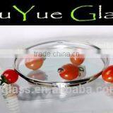 Transparent Tempered Glass Lid With Stainless Steel Rim thumbnail-6