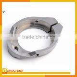 High Precision Turned Parts, Chrome Plating / Powder Coating Aluminum CNC Machining thumbnail-5