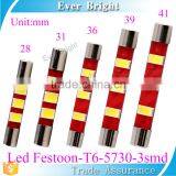 Wholesale Festoon Bulb for Car Interior Led Lights 28mm/31mm/36mm/39mm/41mm 3SMD 5630 Festoon Lights Led