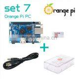 Orange Pi PC SET7: Pi PC + Transparent ABS Case + Power Cable + 8GB Class 10 Micro SD Card Beyond Raspberry thumbnail-1
