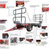 Platform Trailers for Bales T027 12t thumbnail-2