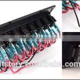 8 GANG LED Waterproof Rorcker Switches Panel With Breaker Back thumbnail-3