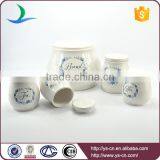 Modern Decal Ceramic 5pcs Bread Jar Container Sets thumbnail-1