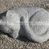 Hot Garden Granite Stone Sculpture Cat thumbnail-1