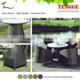 All Weather Garden Furniture Outdoor Wicker Dining Table and Chairs thumbnail-2