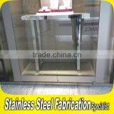 Bespoke Stainless Steel Glass Jewelry Display Showcase thumbnail-2