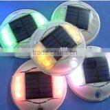 New Arrival High Quality Road Safety Stud Solar Light Factory OEM Colorful Solar Road Stud Solar Charge Light thumbnail-5
