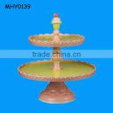 Grasslands Type Beautiful Ceramic Wedding Cake Stand thumbnail-1