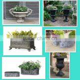 Hot Sale Cast Iron Metal Garden Flower Pot Urn Planter thumbnail-6