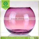 Colorful Round Glass Bowl Vase/clear Glass Fish Bowl thumbnail-2