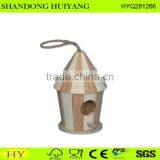Wholesale FSC Natural Unfinished China Berry and Poplar Wood Decorative Bird Cage thumbnail-1