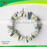 Large Heart Nautical Party Hanging Wood Chip Wreath thumbnail-2