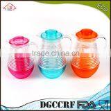 NBRSC Set of 5 Pcs Plastic ps Cold Water Jug Spiral Drinking Water Kettle Tea Pot Water Jug With Cups thumbnail-1