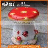 Modern Fashion New Desigbn Colorful Round Fiberglass Mashroom Table thumbnail-5