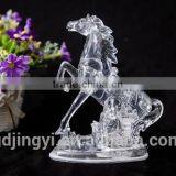 LED Lighted Plastic Clear Neighing Horse Indoor Decoration thumbnail-1