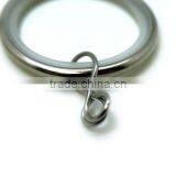 Metal Silent Curtain Rod Ring With Loose Eyelet ID35mm/OD42mm Brushed Nickel Plated thumbnail-5