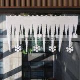 Cheap 2pcs White Snowflake Ice Strip Christmas X'mas Window Decoration Ornament Party