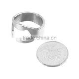 2PCs Stainless Steel Finger Ring Ring-Shape Beer Bottle Opener for Beer Bar Tool thumbnail-5