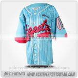 Wholesale Button up Baseball Shirt, Custom Softball Uniforms Women thumbnail-1