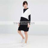 2016 Autumn Women Colour Block Design Maternity Maxi Dress HSD9705 thumbnail-3