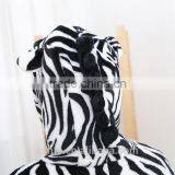 Flannel Cartoon Adult Animal Jumpsuit Animal Pajamas Jumpsuit Zebra Design thumbnail-6