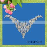 lace flower applique for neck designs for ladies suit or wedding dress