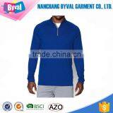 Long Sleeve UPF 30 Sports Gym Fitness Highneck 1/2 Zip t Shirt Performance T-shirts thumbnail-6