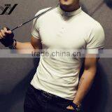Mens Blank Polo Sport Tshirt thumbnail-3