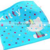 Organic Cotton Baby Towel Cute Cartoon Print Kids Face Cloth Wholesale thumbnail-3