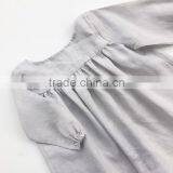 Babydoll Dress In Linen Fabric Elastic Cuffs Baby Girls Dress Designs Plus Size thumbnail-3