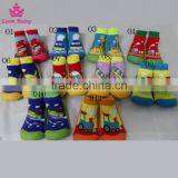 Hottest Selling 3D Cute Design Baby Ribbed Top Skidders Shoe Socks Made in China thumbnail-3