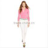 Pink Button up Long Sleeve Pretty Woman Clothing thumbnail-4