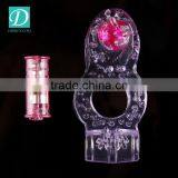 Vibrating Penis Rings Clit Dual Vibrating Cock Ring Stretchy Delay Penis Rings Sex Toys for Couple thumbnail-5