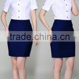 Juqian Custom Women Suits Airline Stewardess Uniform/factory Price Air Hostess Costume Uniform/ Air Stewardess Uniform thumbnail-2