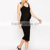 Scoop Neckline Soft Touch Tank Dress for All Stages of Maternity thumbnail-5